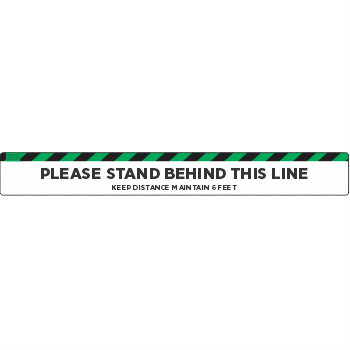 Thumbnail: Please Stay Behind The Line - Stripes Top (5 per pack)