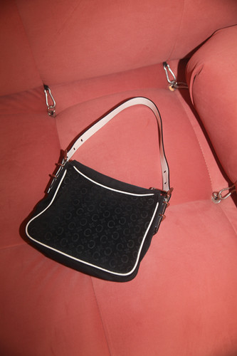 CELINE BY MICHAEL KORS EARLY 2000S SUEDE TRIOMPHE MONOGRAM 