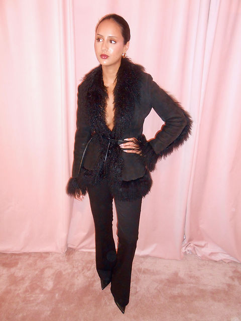 GUCCI BY TOM FORD FW 1999 RUNWAY MONGOLIAN FUR JACKET | LES