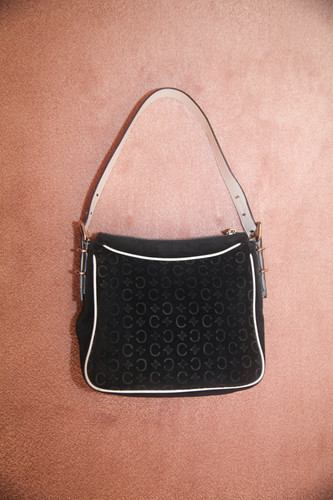 CELINE BY MICHAEL KORS EARLY 2000S SUEDE TRIOMPHE MONOGRAM 