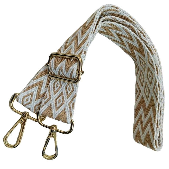 Alça De Tecido Chevron Para Bolsa 1,3m x 3,8cm Círculo