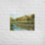 Thumbnail: September, Mohawk Canal enhanced matte Poster print