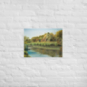 September, Mohawk Canal enhanced matte Poster print