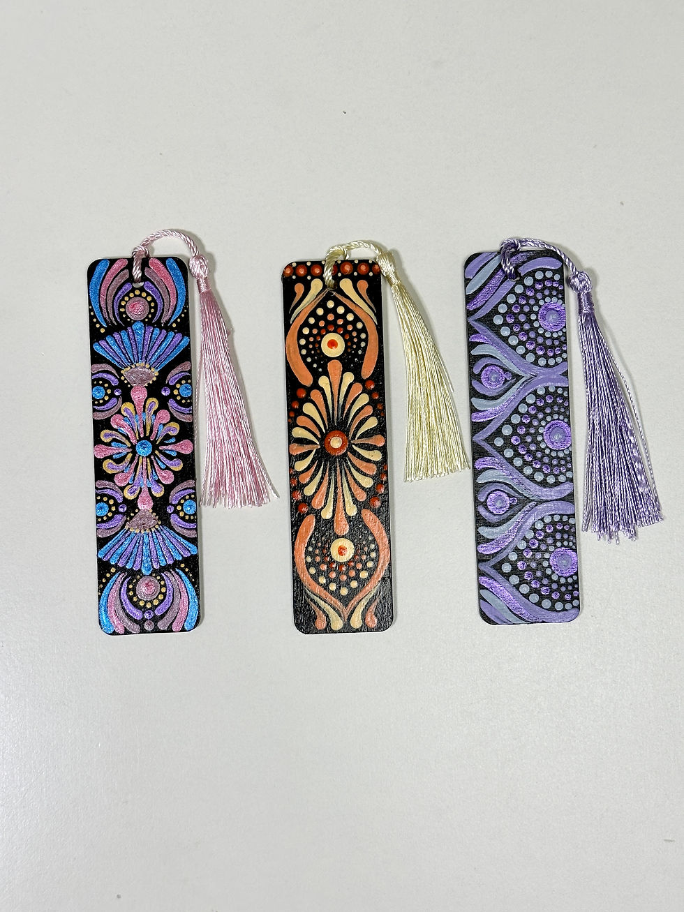 Thumbnail: 12*3 " inch Mandala Bookmark Set