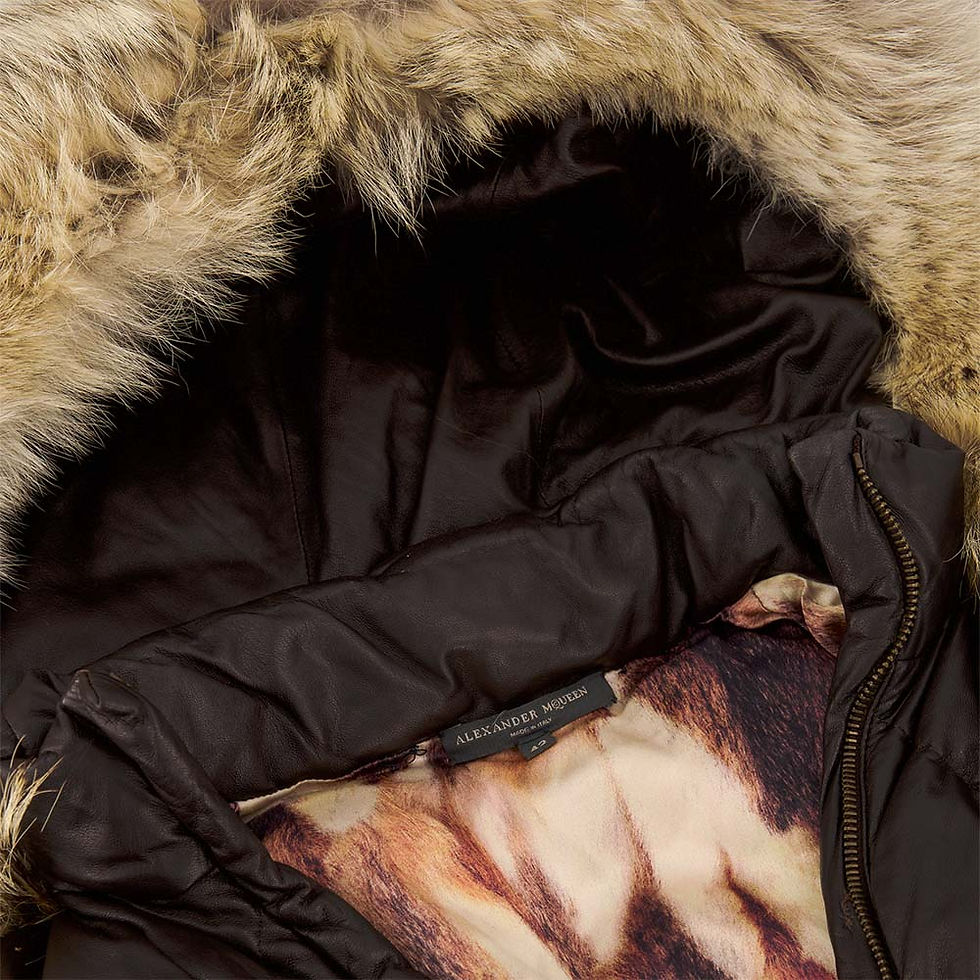 Thumbnail: ALEXANDER MCQUEEN CORSET PUFFER JACKET