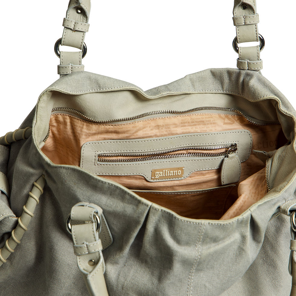 Thumbnail: JOHN GALLIANO SATCHEL BAG