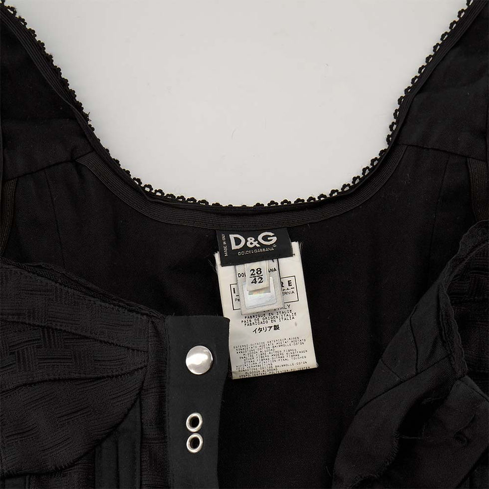 Thumbnail: DOLCE & GABBANA BONDAGE CORSET TOP