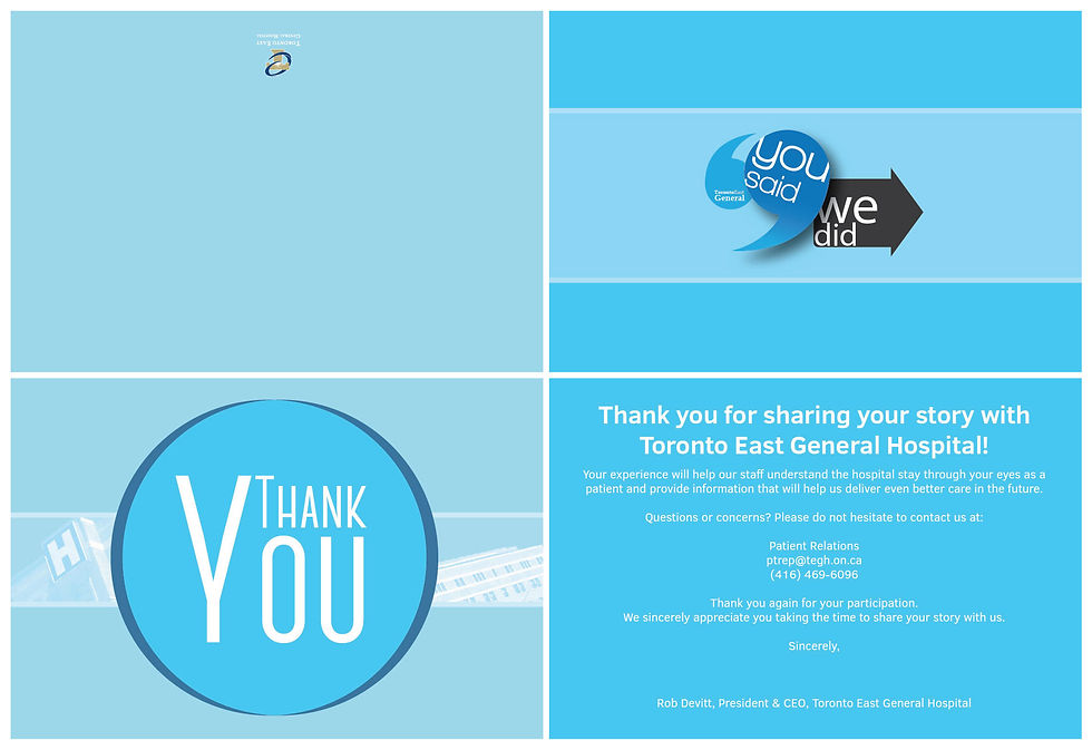 Patient Thank You Card