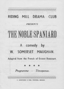 1972, Riding Mill Drama Club, The Nobel 