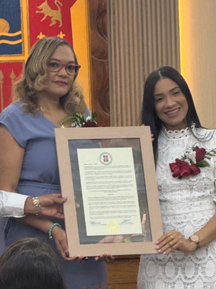 Alcaldía de La Romana reconoce trayectoria de la jurista Roxy Cristal Morla Diaz