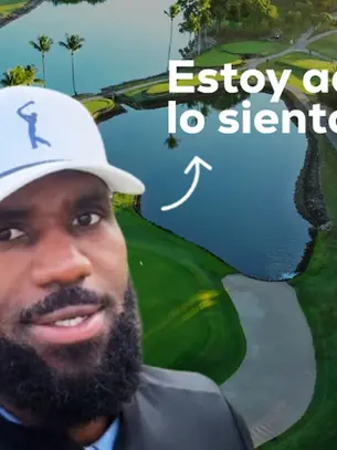 Luego de su estadía en Casa de Campo, LeBron James se declara “adicto” al golf