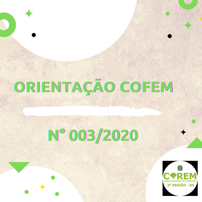 ORIENTAÇÃO COFEM Nº 003/2020