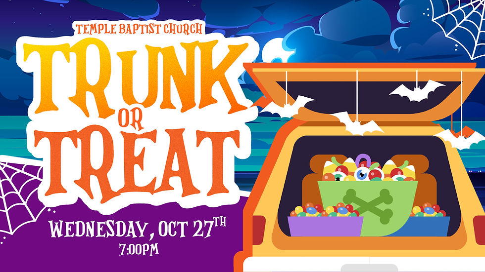Trunk or Treat