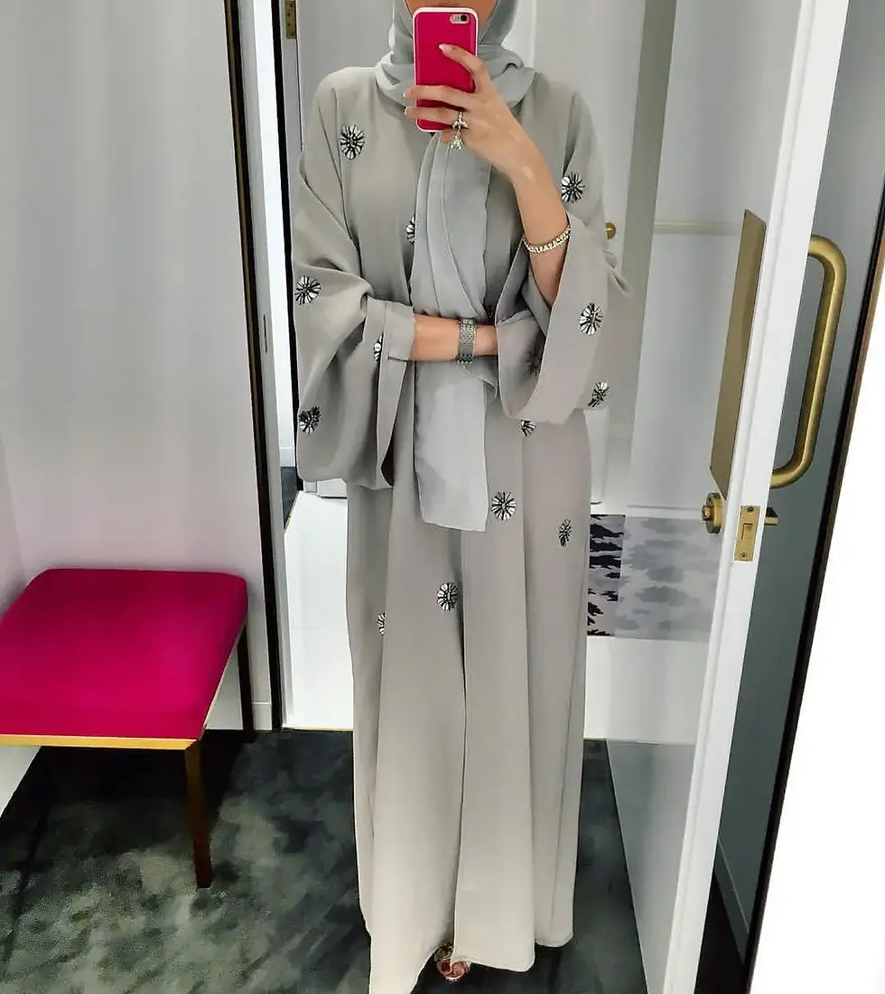 Miniature : Abaya Kimono Turquie & Dubaï - Kaftan Marocain - Robe Femme Musulmane Hijab