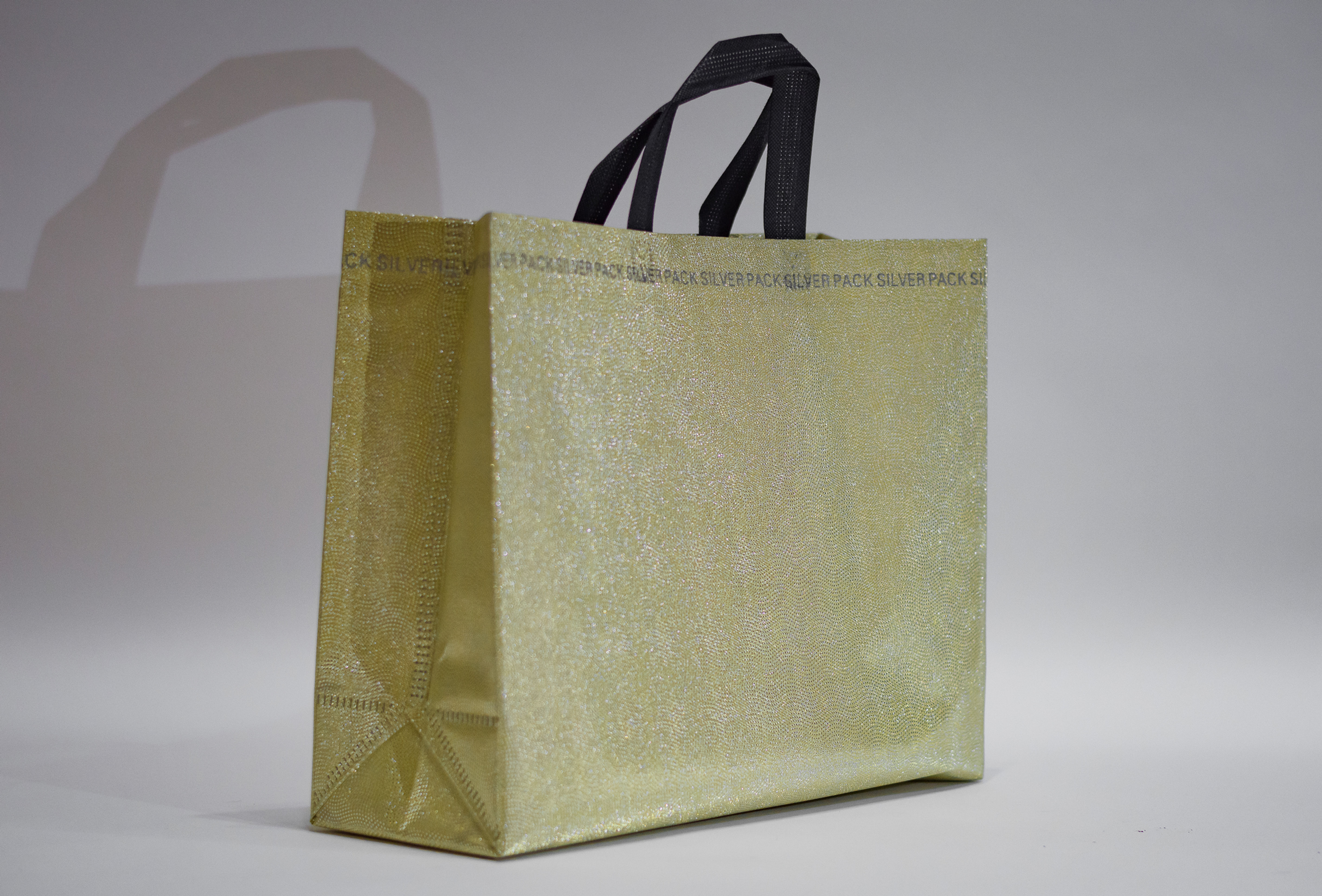 Metallic Finish Tote Bag