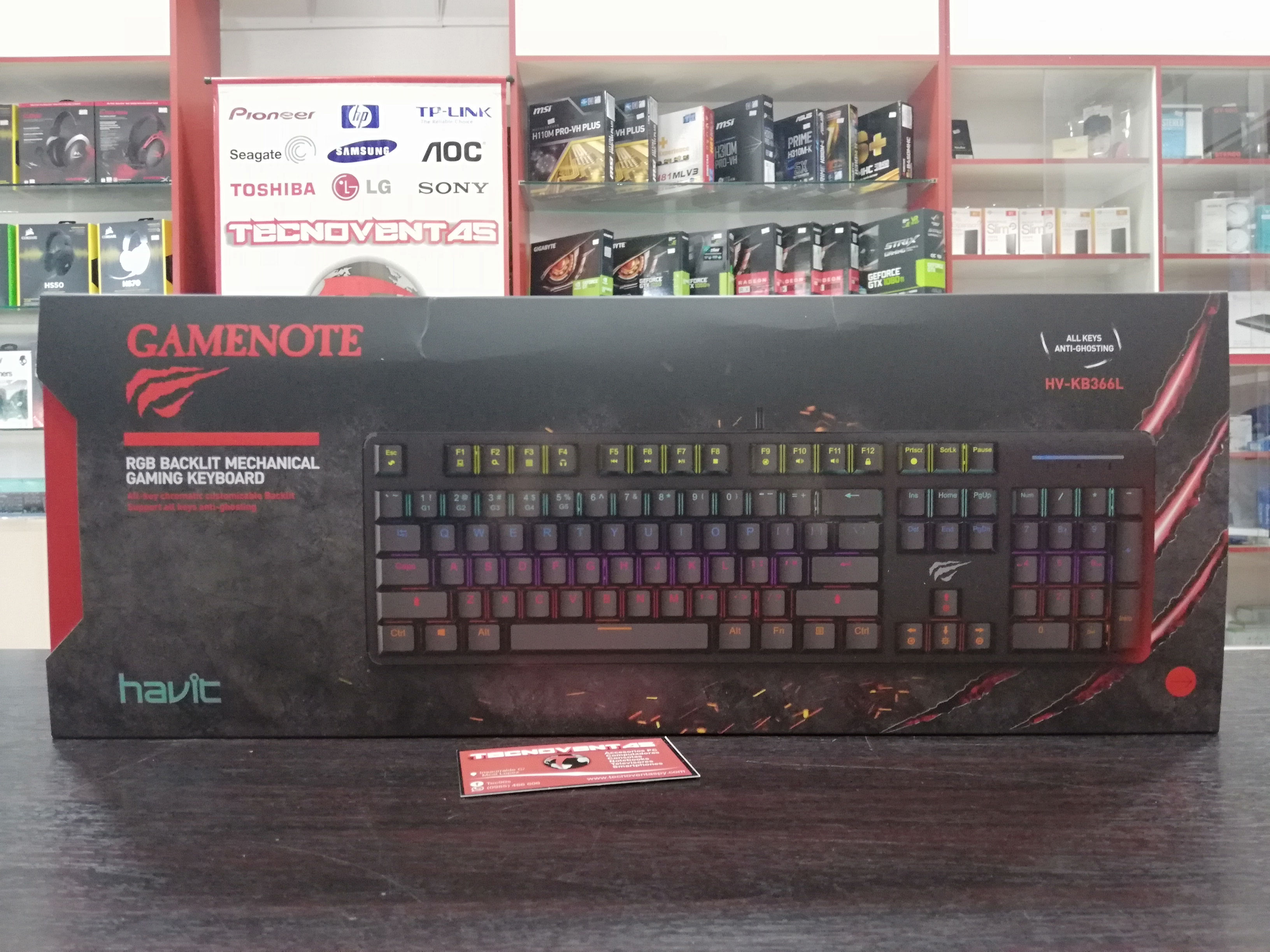 Teclado mecánico Havit Gamenote