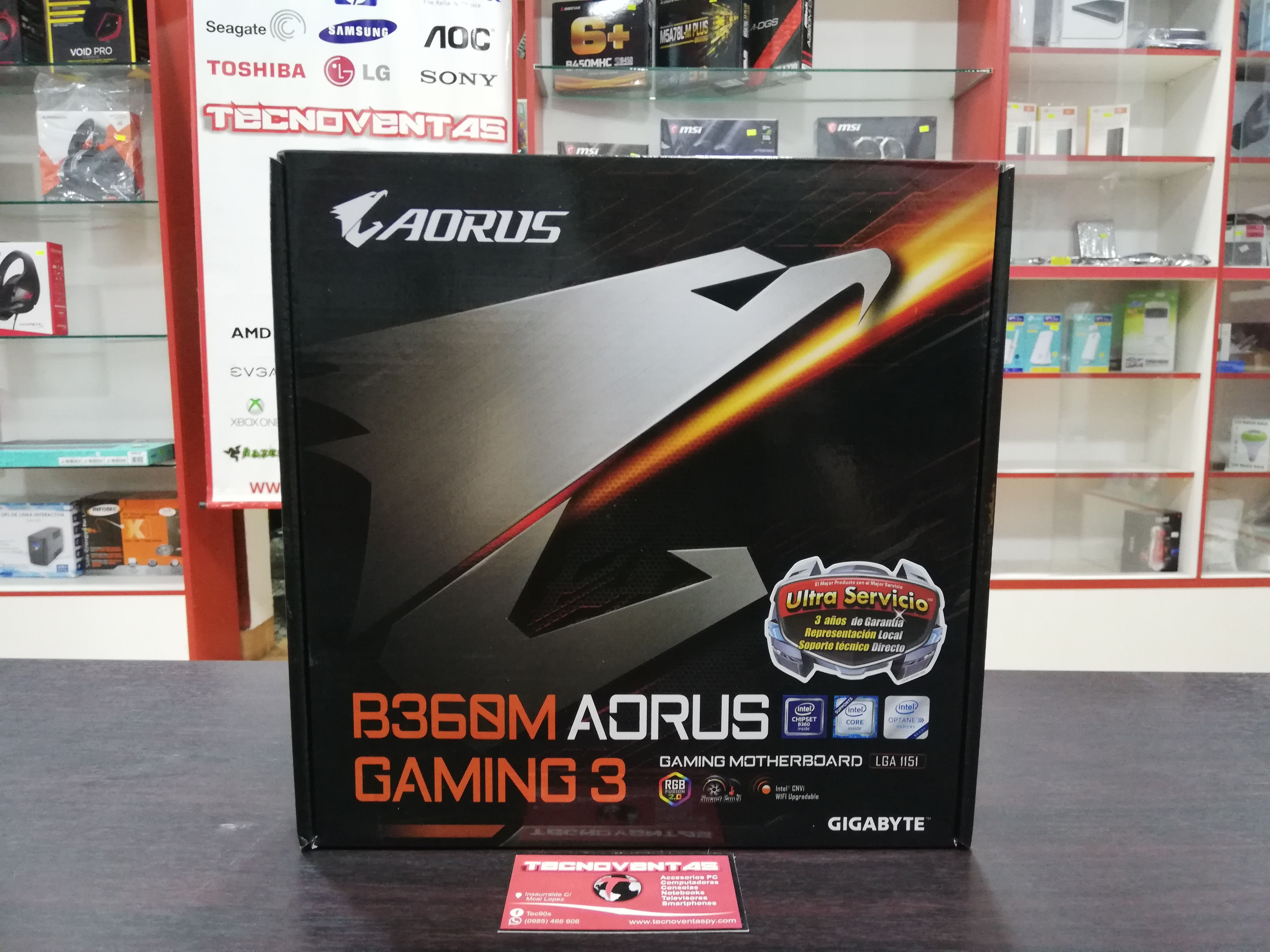 Placa madre Gigabyte B360M AORUS GAMING 3