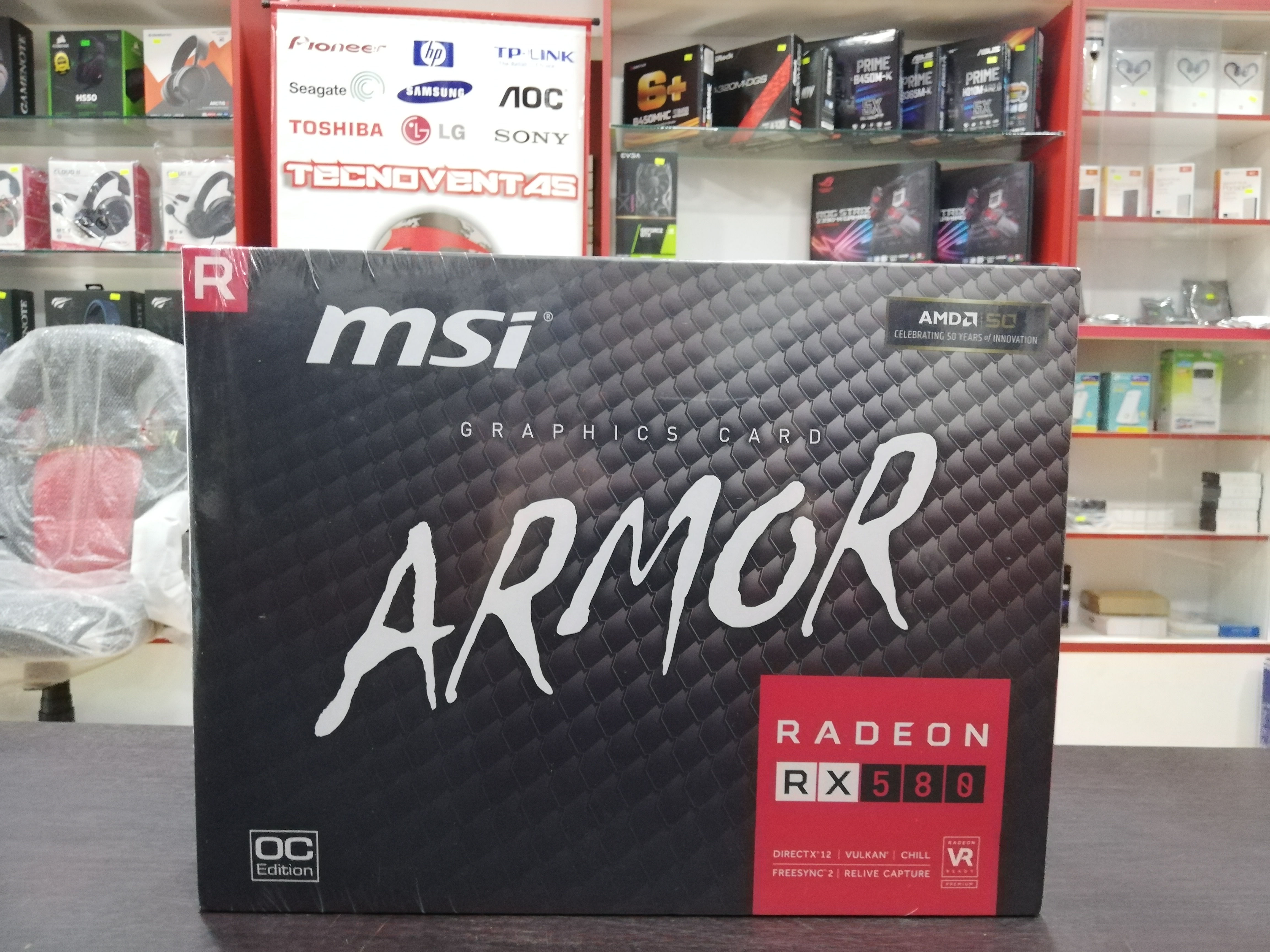Tarjeta gráfica RX-580 8GB MSI ARMOR