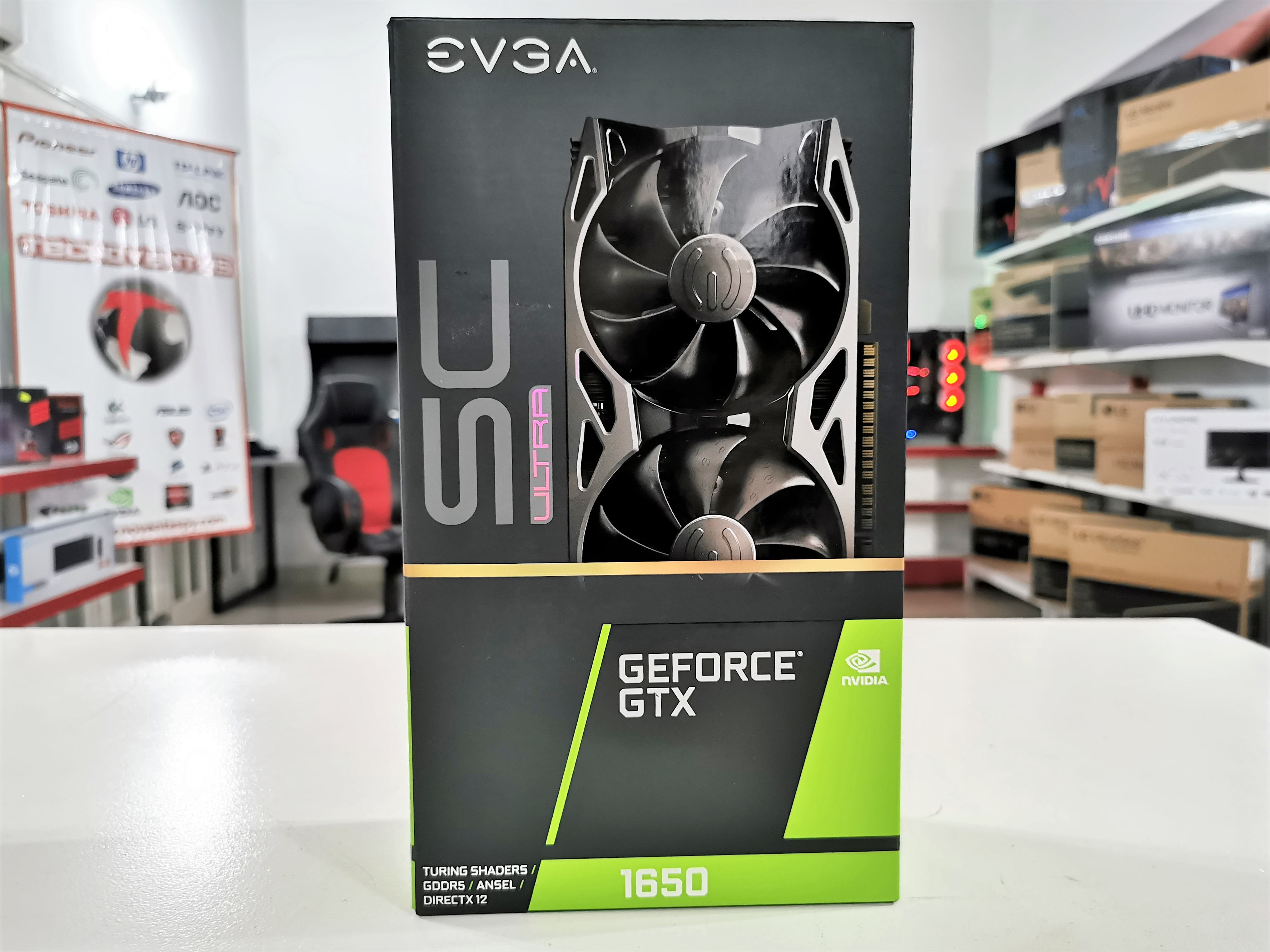 Tarjeta gráfica 4GB GTX 1650 EVGA SC