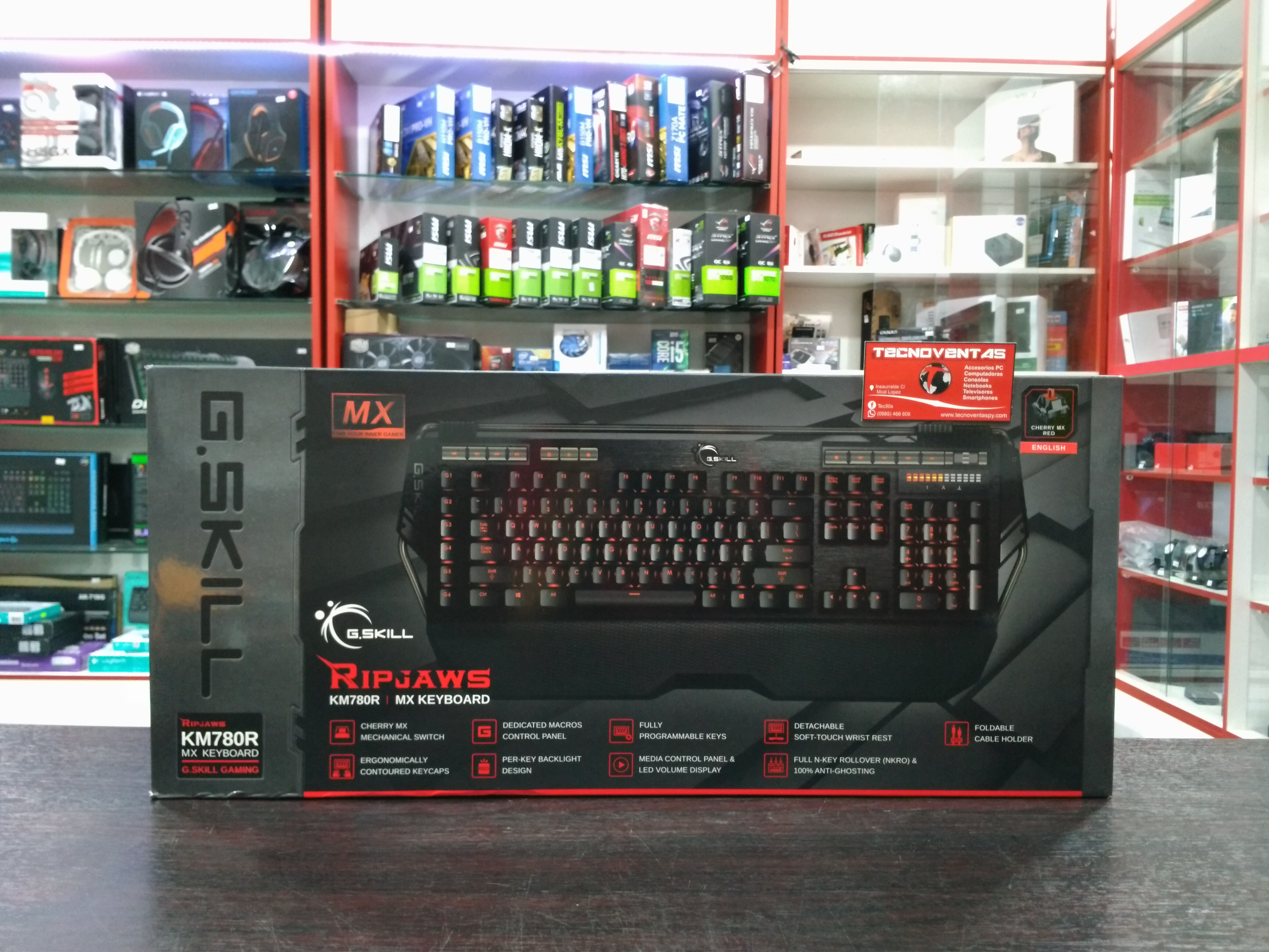 Teclado mecánico G.Skill KM780R Ripjaws