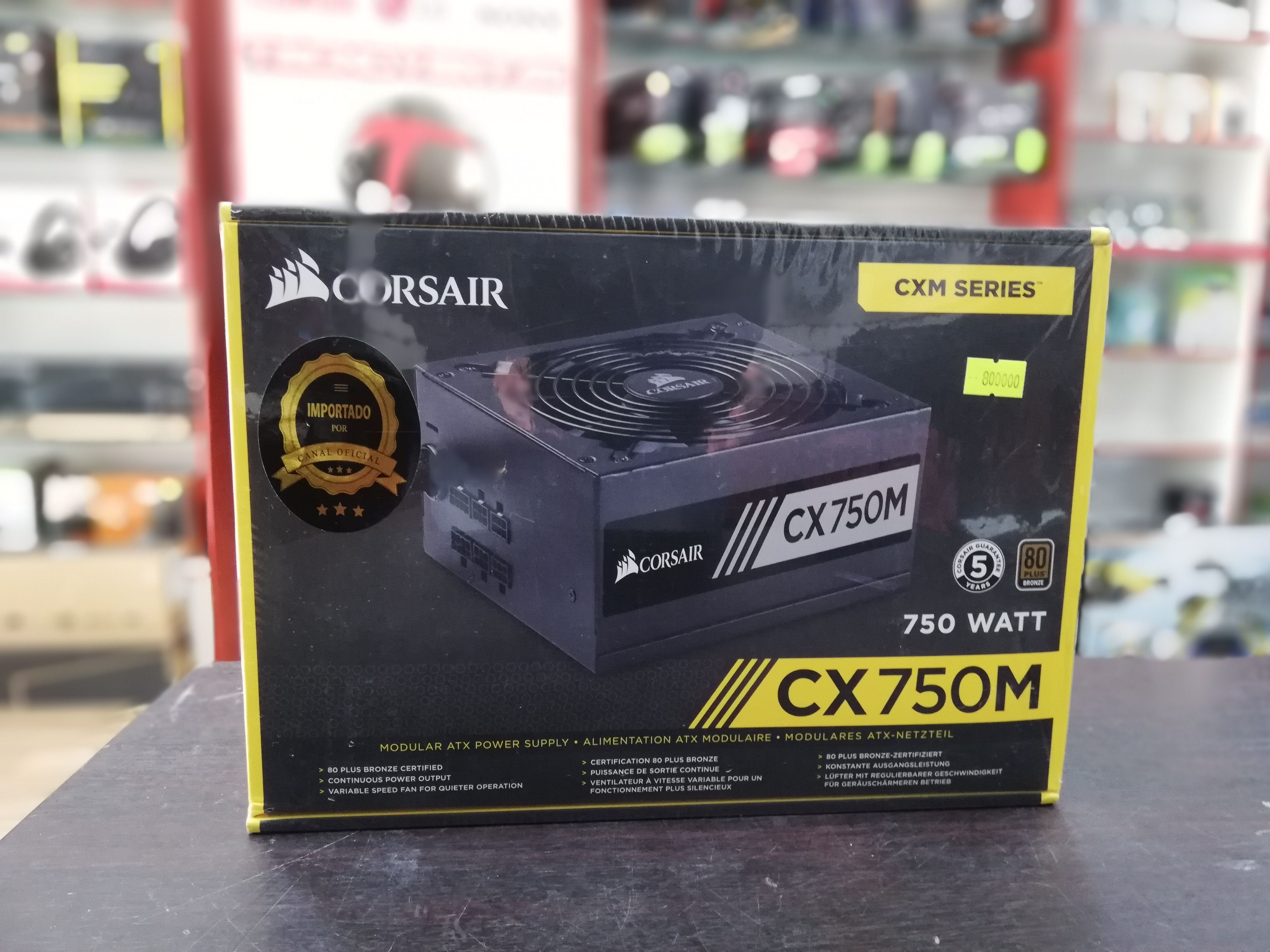 Fuente 750W 80+ Bronce Corsair CX750M