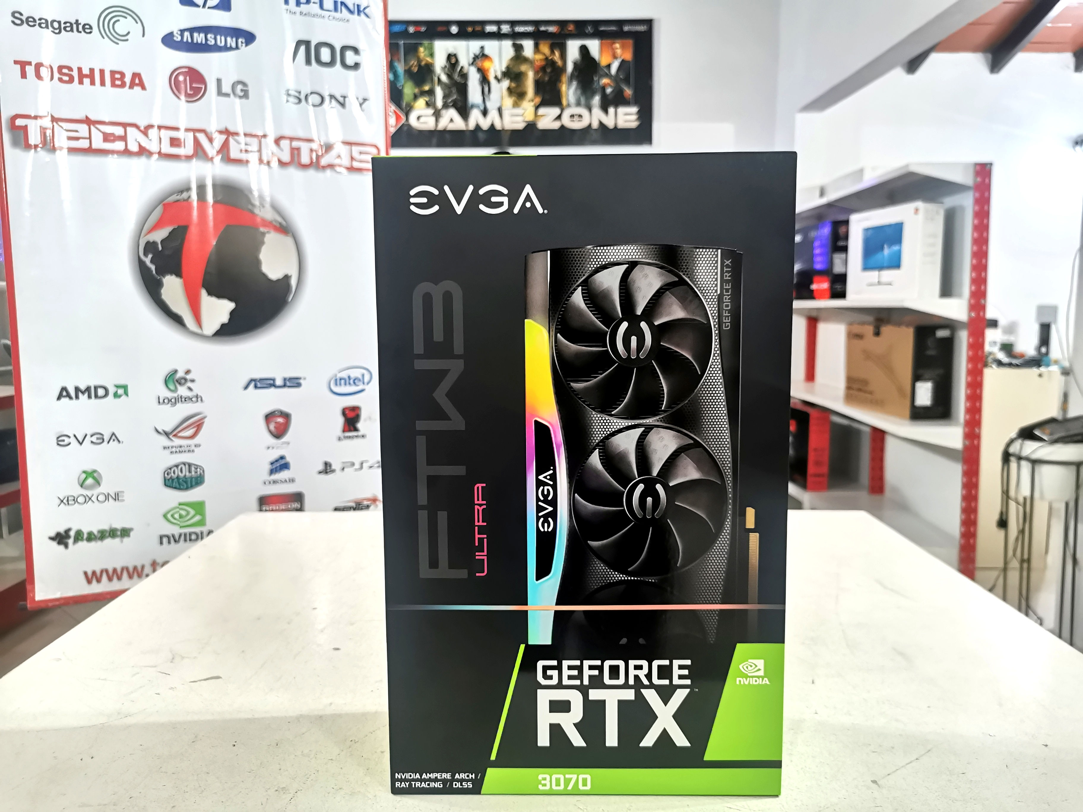 Tarjeta gráfica  RTX 3070 EVGA FTW3 ULTRA