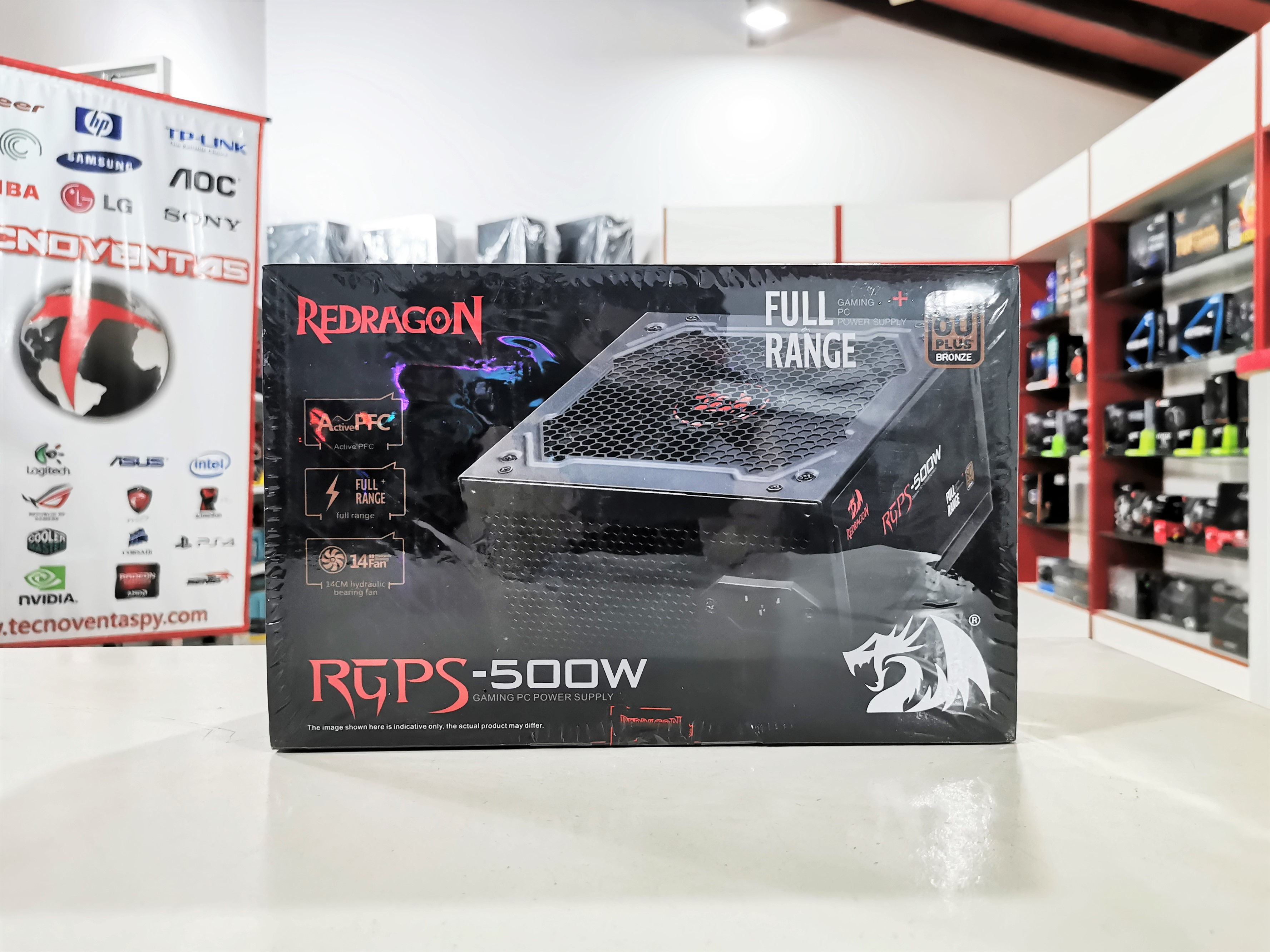 Fuente  Redragon 500W 80+Bronce