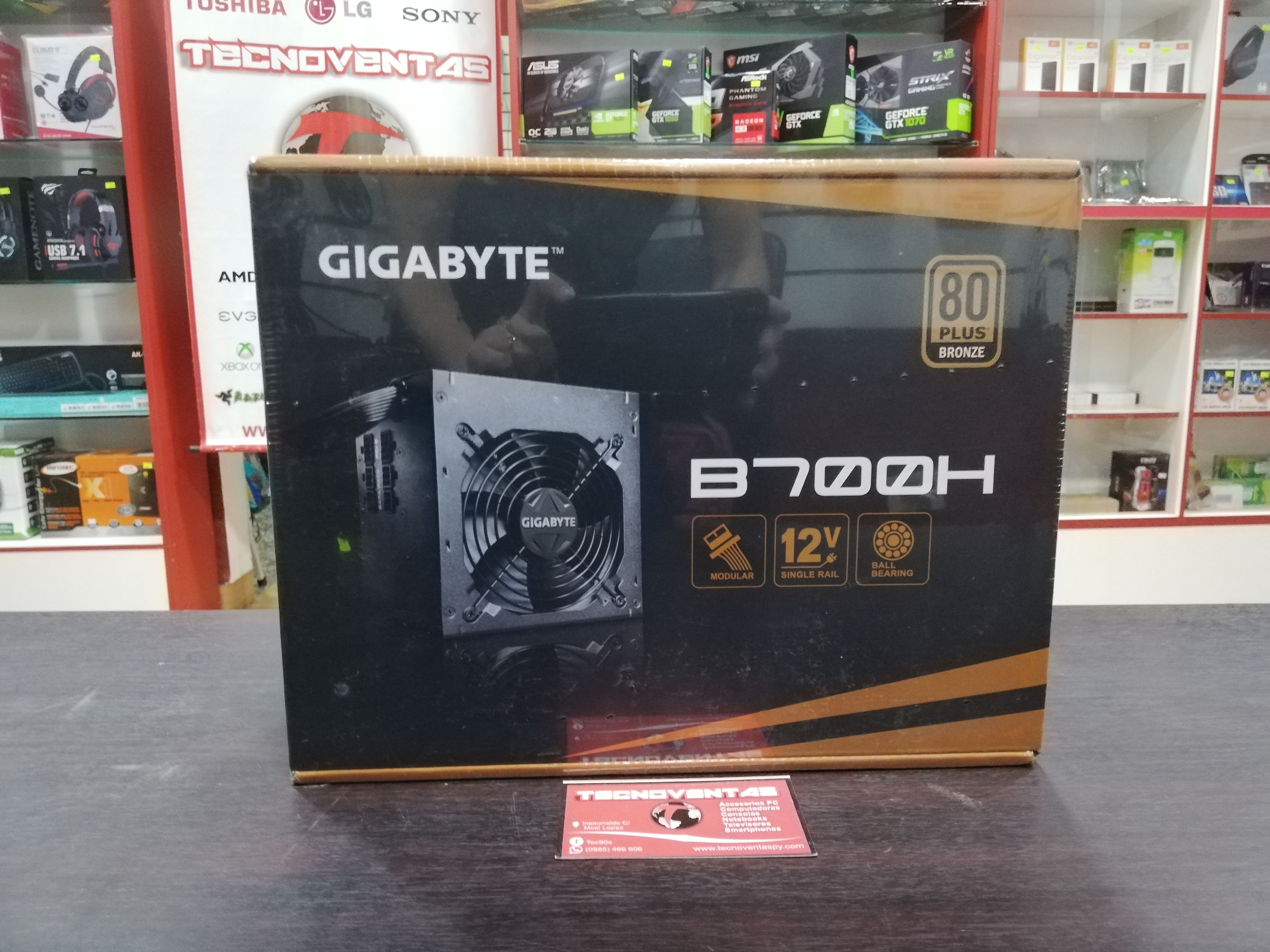 Fuente Gigabyte 700W B700H 80 Plus Bronce