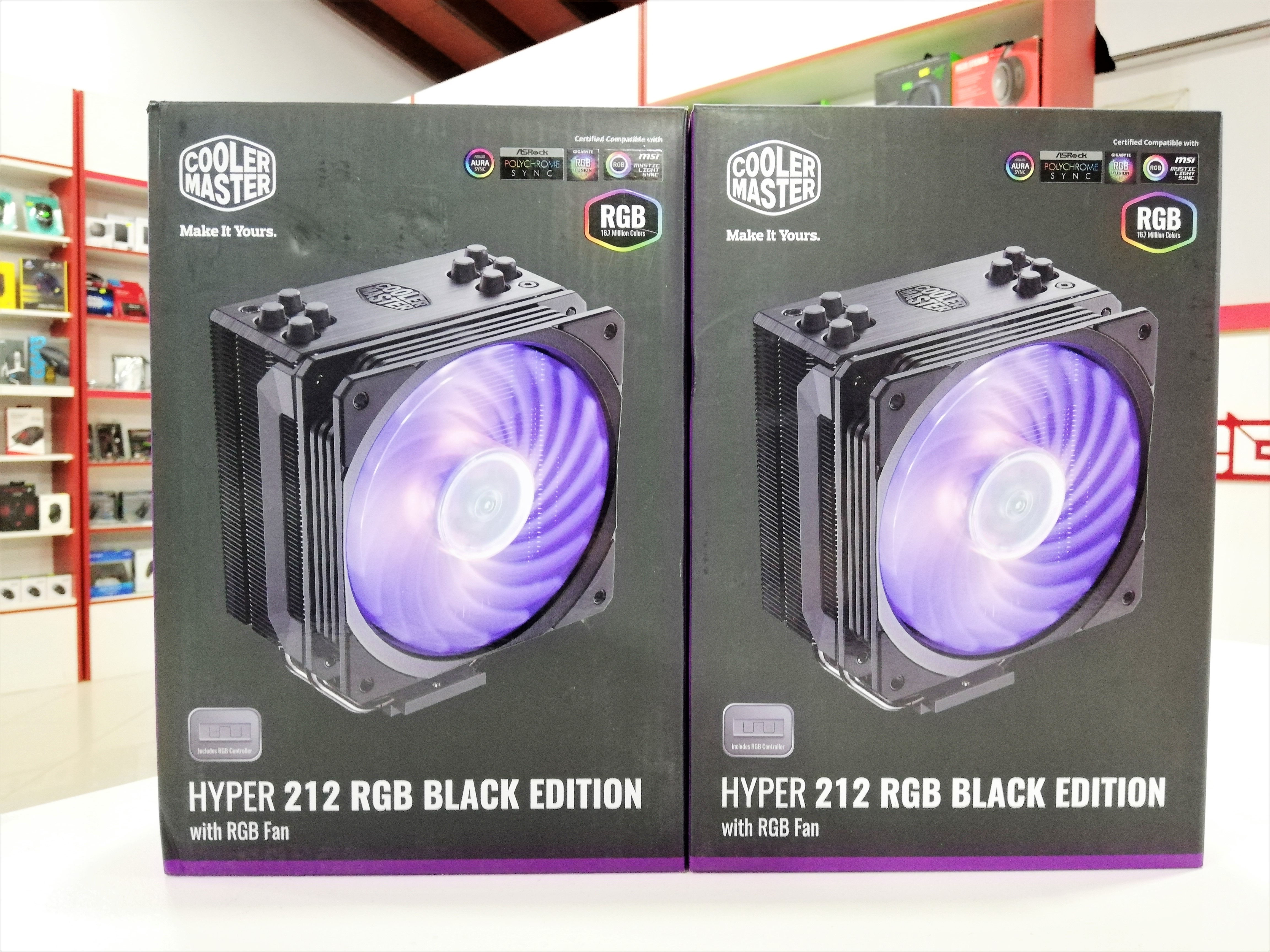 CPU Air Cooler Master Hyper 212 RGB Black Edition
