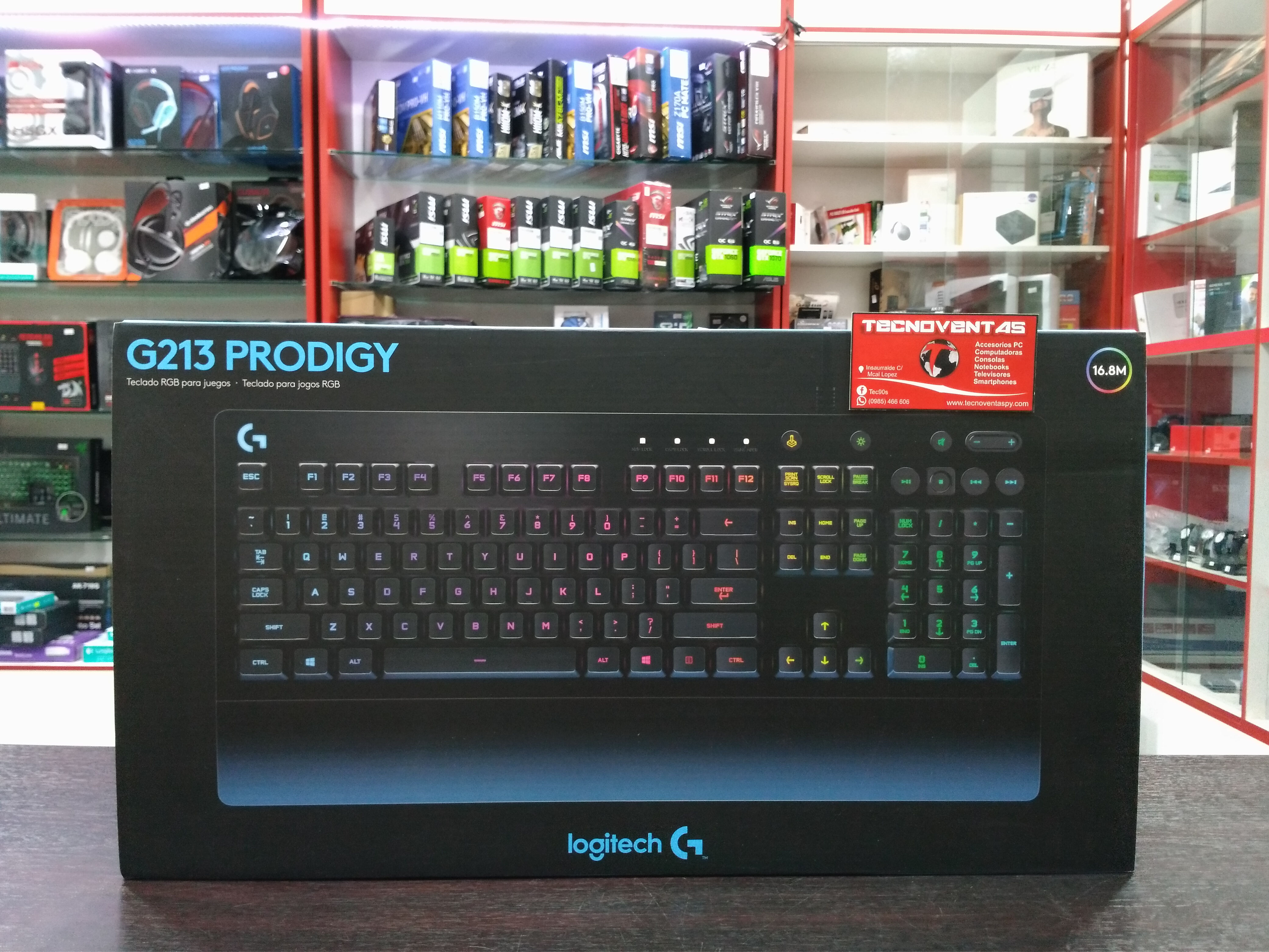 Teclado Gamer Logitech G213 Prodigy