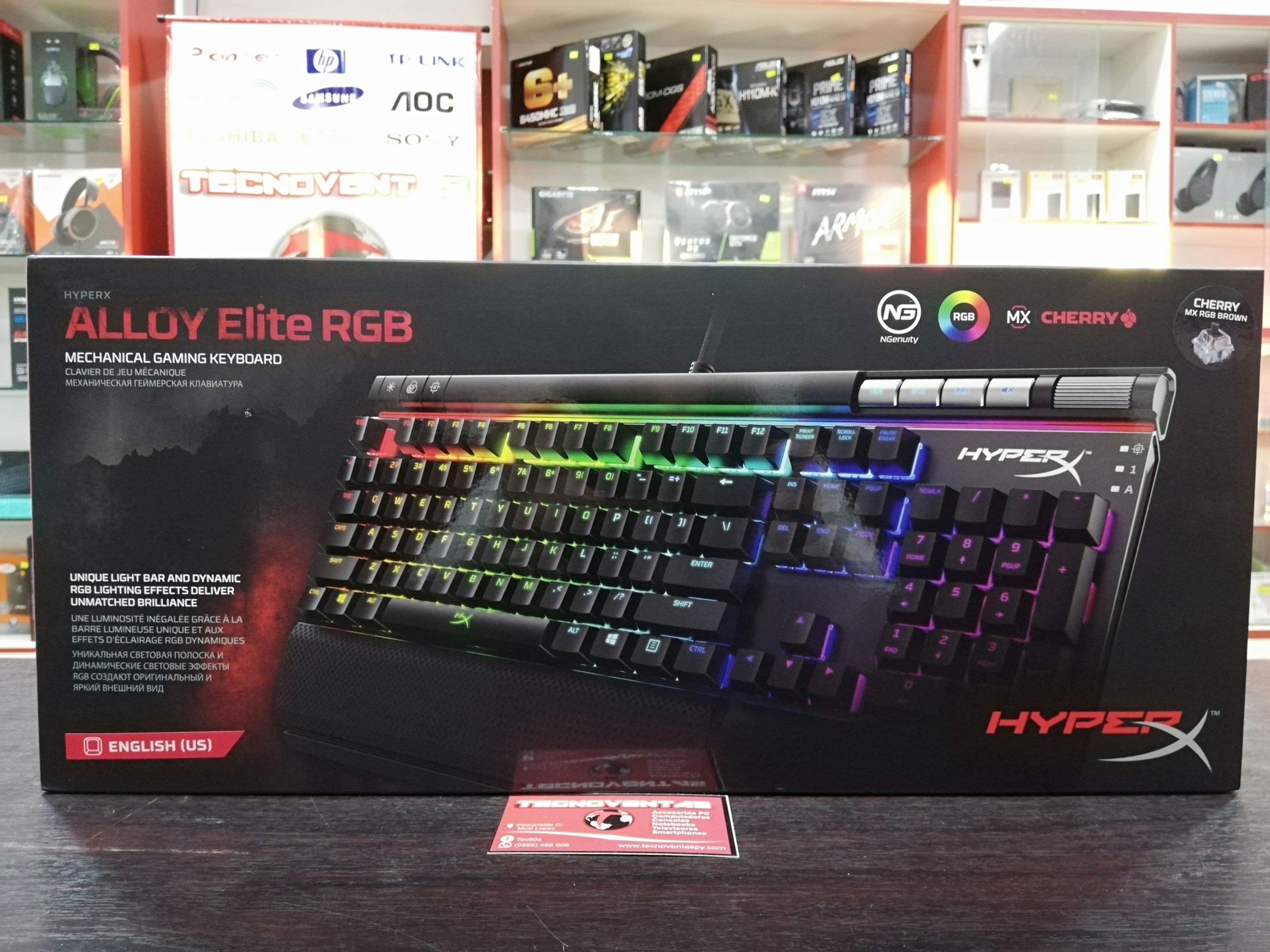 Teclado mecánico HyperX Alloy Elite RGB