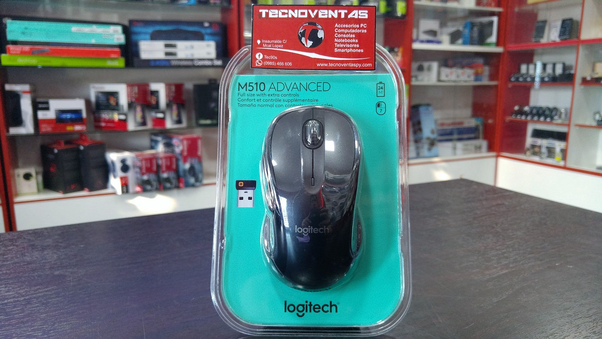 Mouse inalámbrico M510 Advanced Logitech