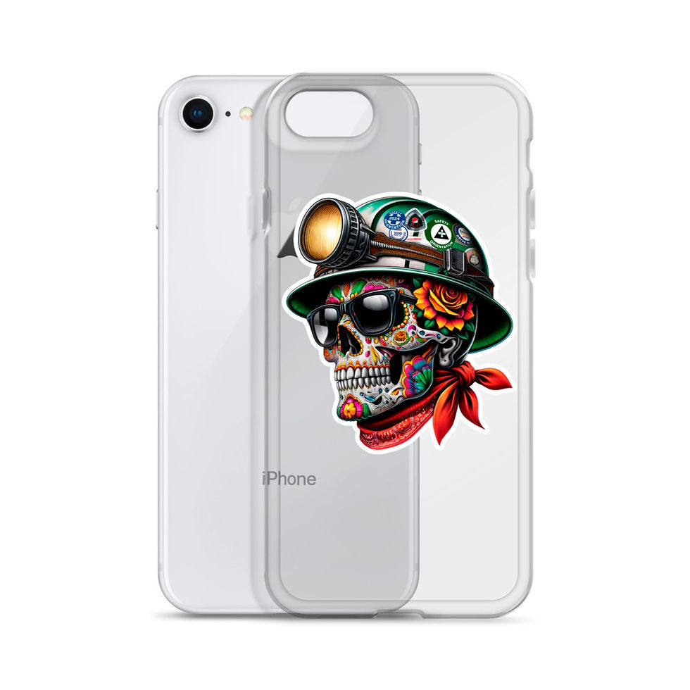 Thumbnail: Sugar skull miner iPhone case