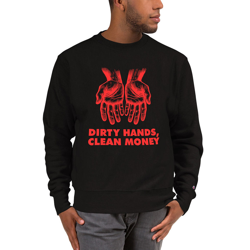 Miniatura: Dirty hands clean money hoodie