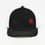 Thumbnail: Black trucker hat with red logo