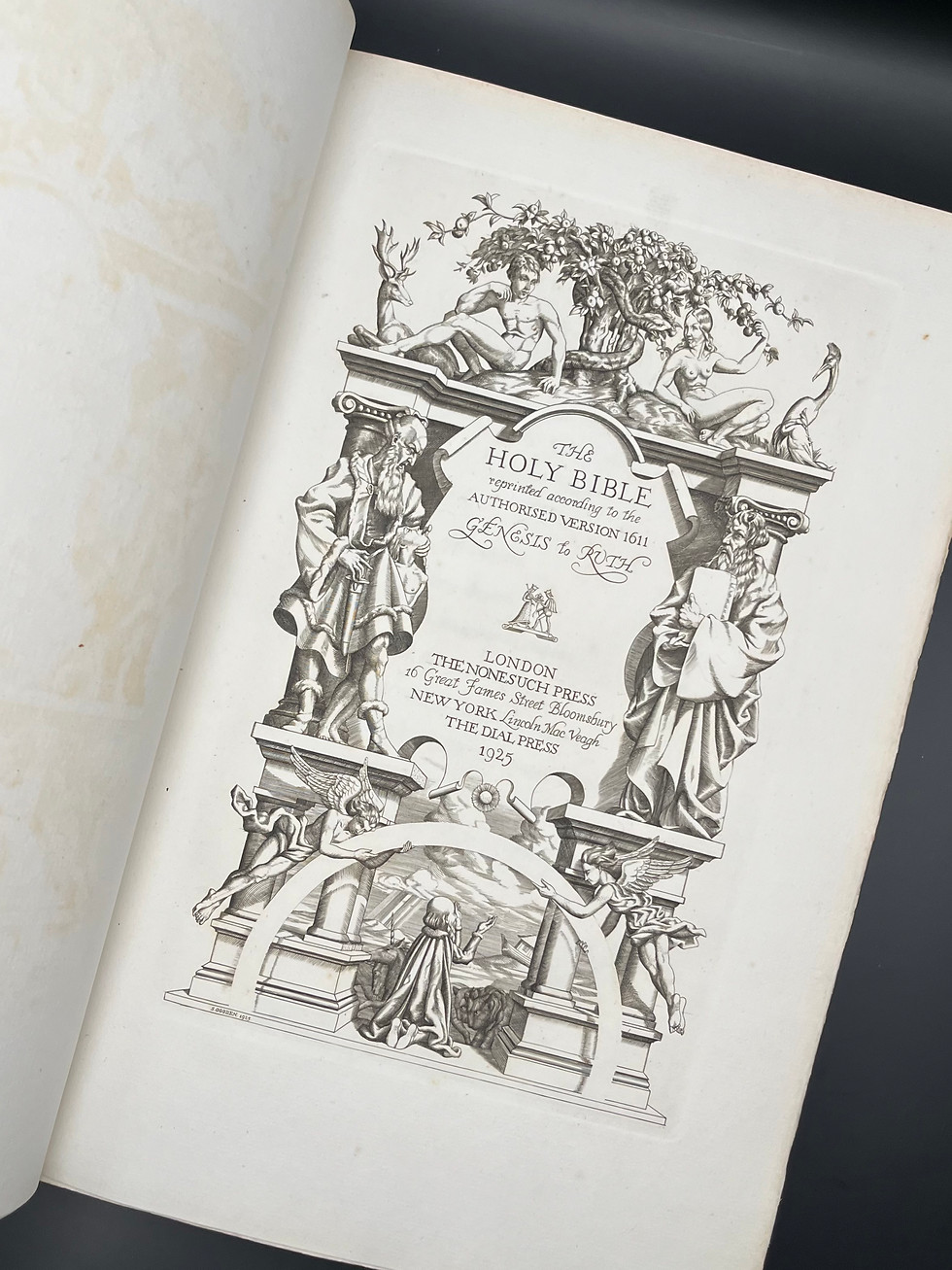 Thumbnail: The Holy Bible, Authorised King James Version, Nonesuch Press, 1 of 75.