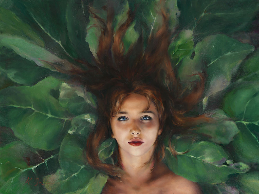 'Petals' oil on linen, 36x48
