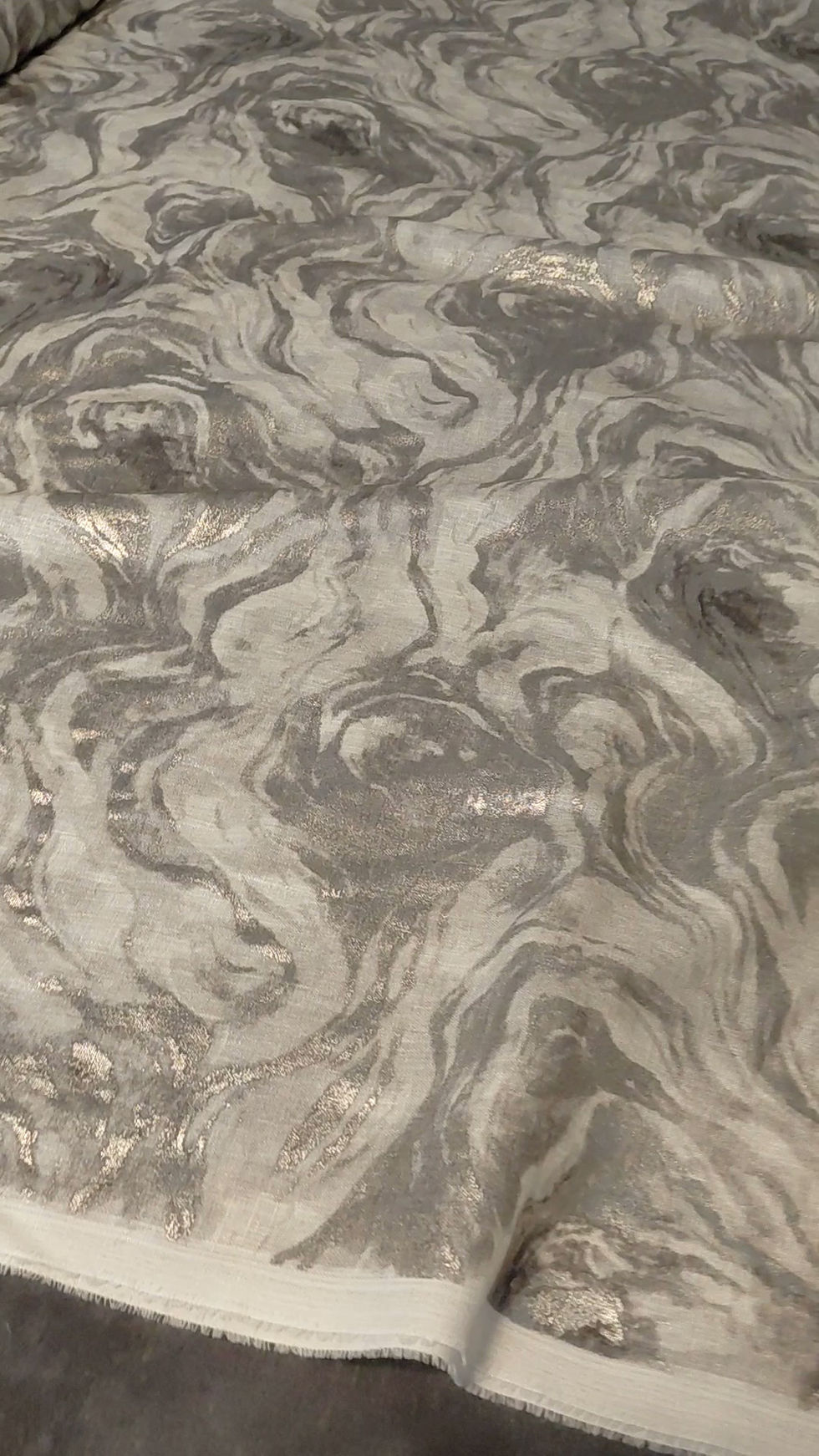 Thumbnail: Clarke & Clarke Lavico Sheer Charcoal F1280-03
