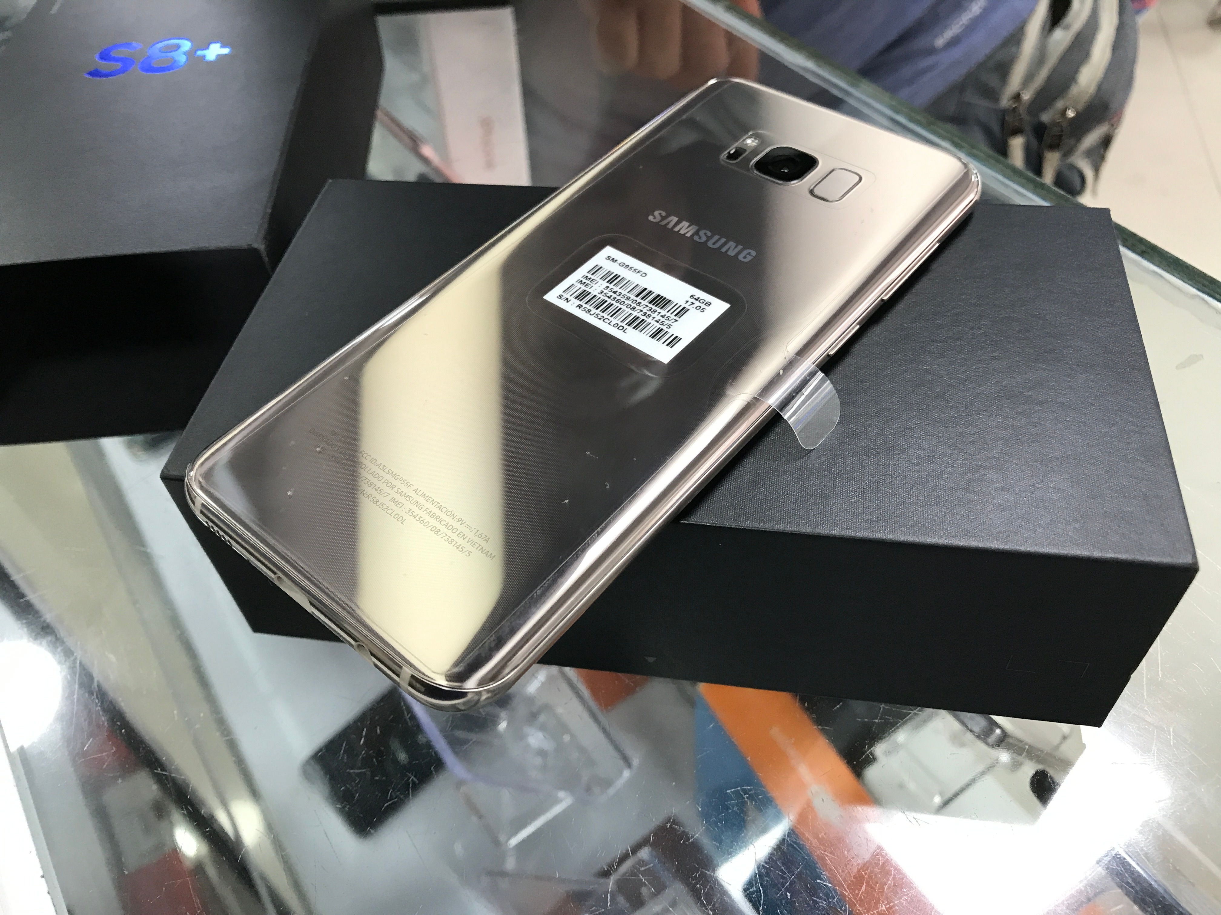 samsung galaxy s8 plus, gold,64gb