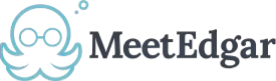 The MeetEdgar logo of an octopus