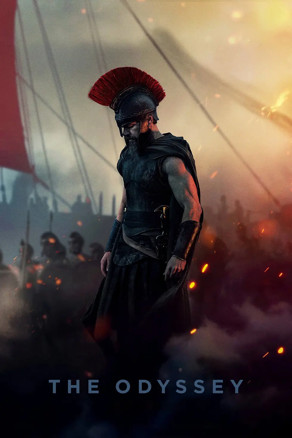 The official movie poster of Christopher Nolan's The Odyssey.