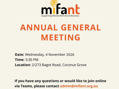 You Are Invited: MIFANT Annual General Meeting 2026