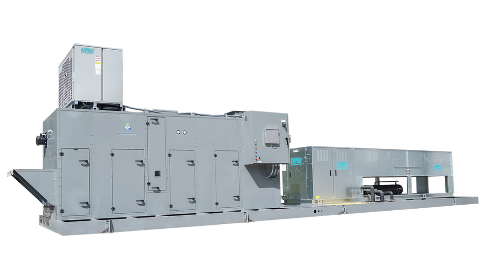 Innovative Air Technologies IDP series desiccant dehumidifier for humidity control in commercial & industrial applications such as pharmaceutical labs, surgical suites and cannabis grow rooms.