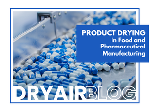 Image for Innovative Air Technologies' blog about the need for industrial desiccant dehumidification in food and pharmaceutical manufacturing.