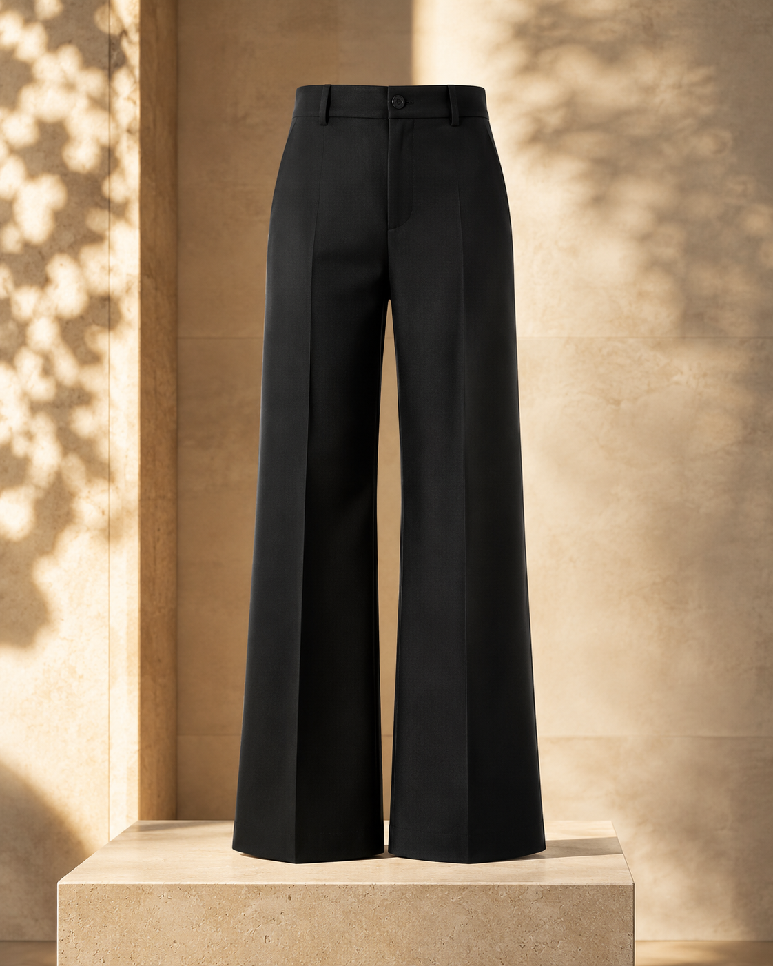 Tailored Wide-Leg Trousers