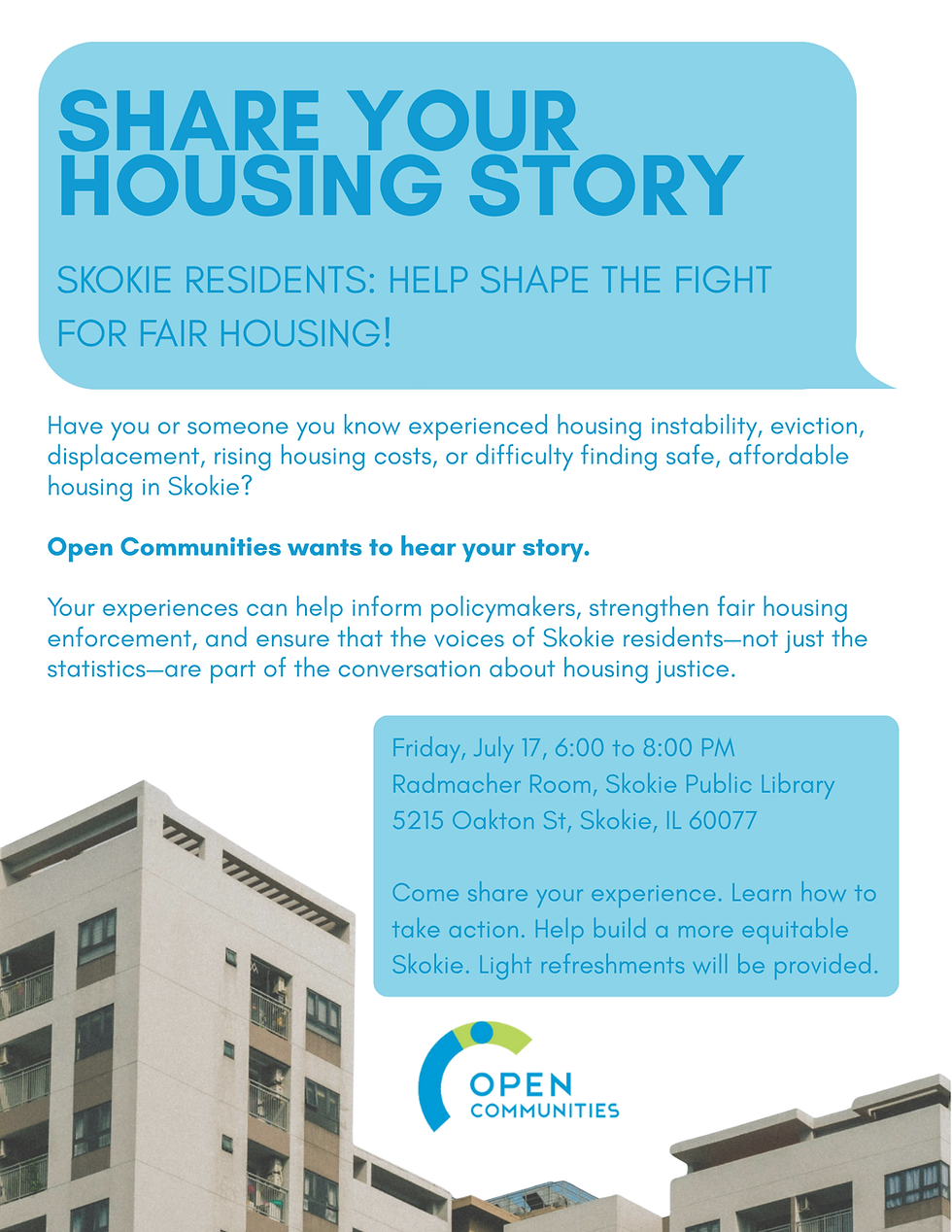 Share Your Housing Story