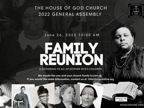 FAMILY REUNION 2022 - NASHVILLE, TN - JOIN US AND BE BLESSED