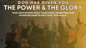 POWER AND GLORY REST ON YOU