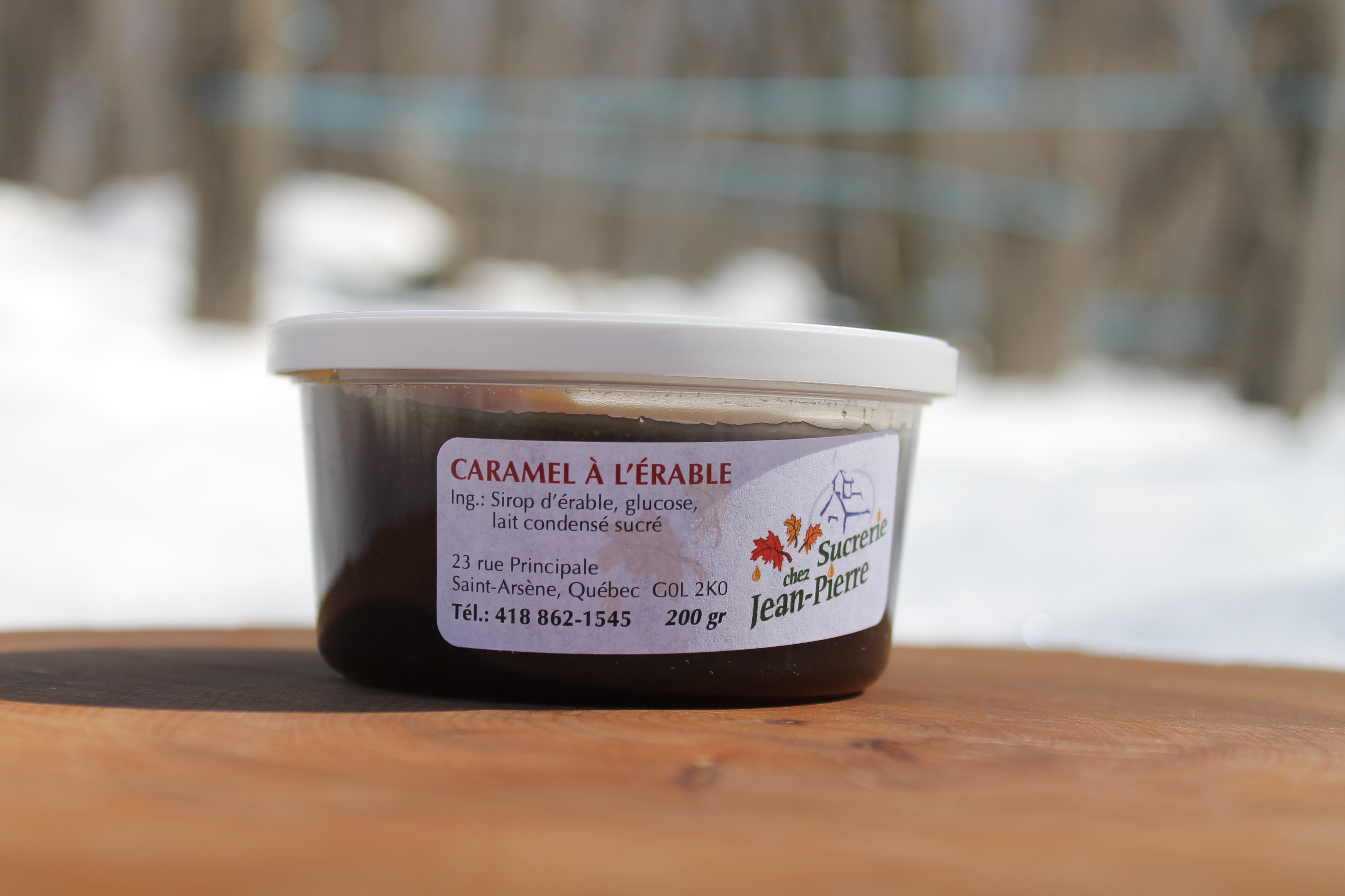 Caramel à l'érable 125 gr