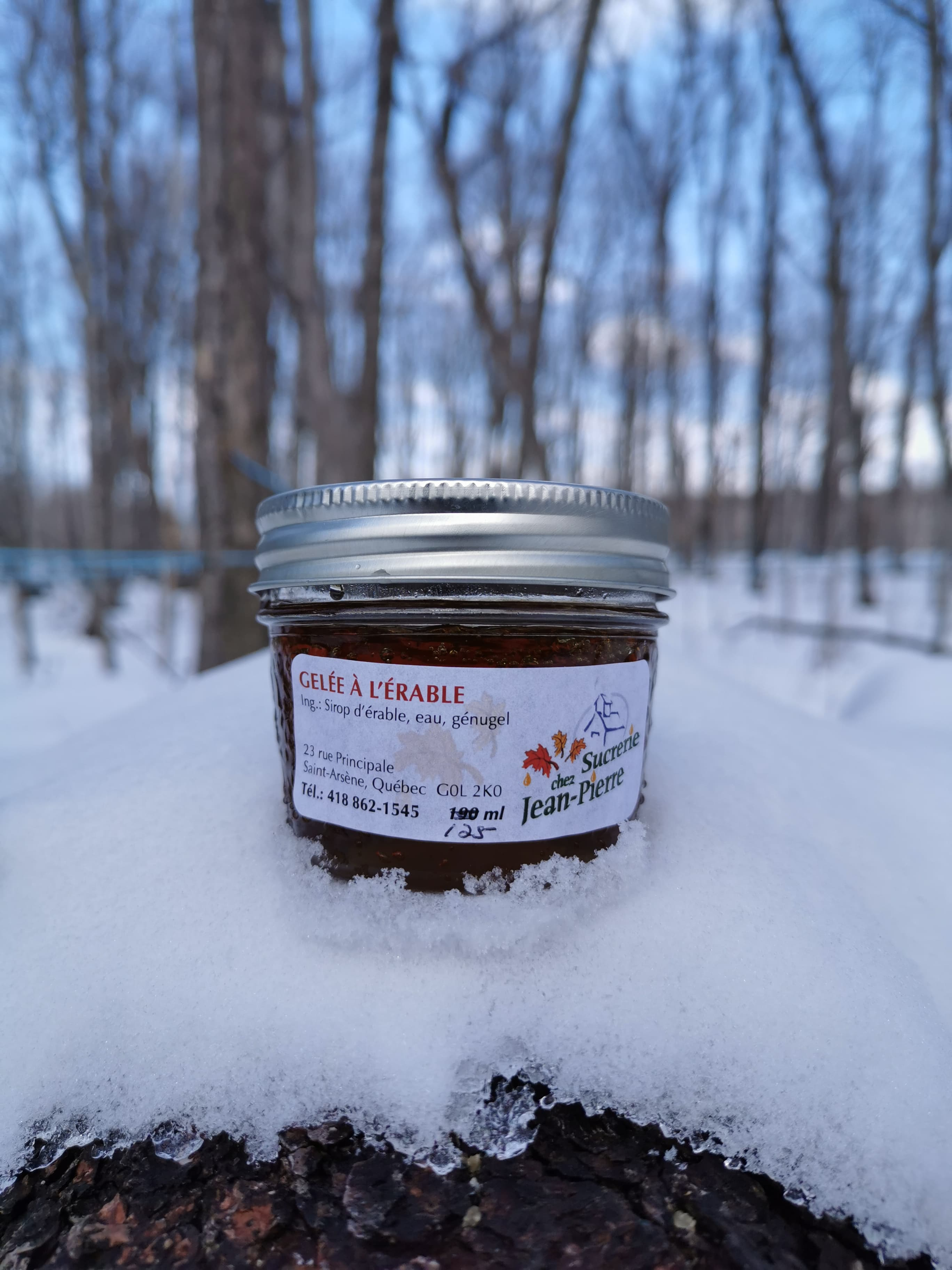 Gelée d'érable 125 ml